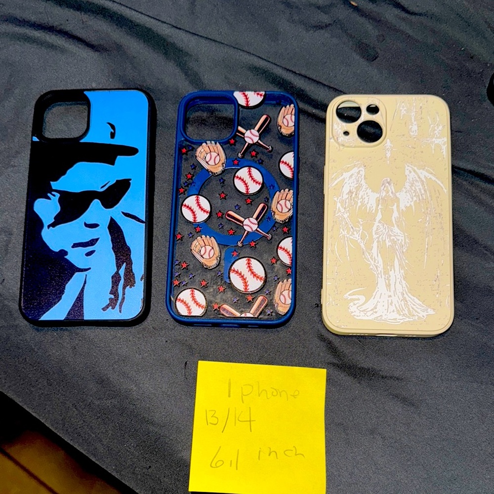 Blue Graphic iPhone Case for I phone 13/14